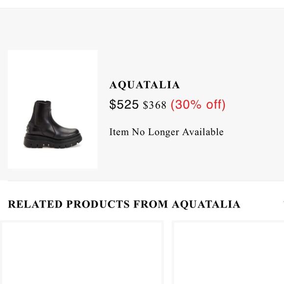 Aquatalia Skyler Black‎ Leather Water-Resistant Lug Sole Platform Boot Size 10 - Picture 12 of 12